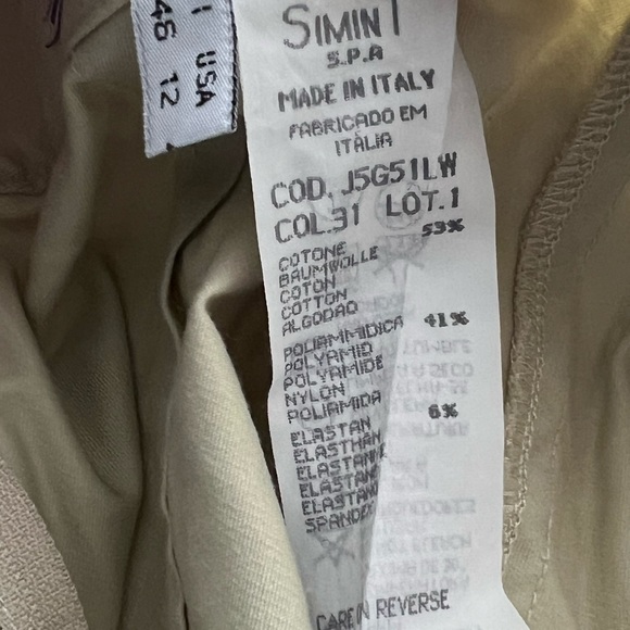 Armani Jeans Light Green Mini Skirt - Picture 6 of 7